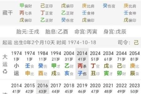 八字命理测试分析