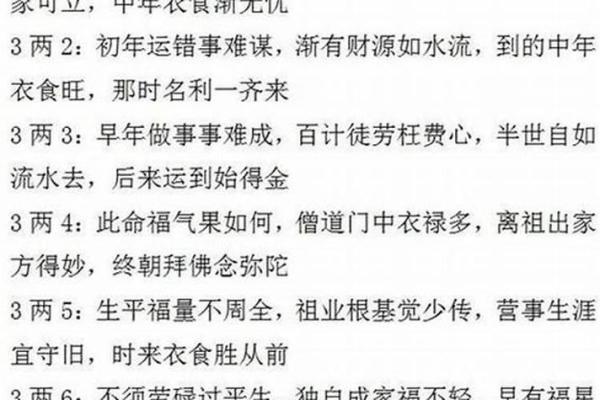 仙师称骨法 古法称骨算命