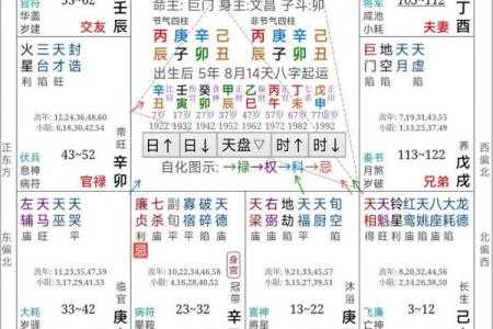 紫薇斗数旺陷平
