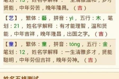权威姓名测试打分,名字打分测试免费