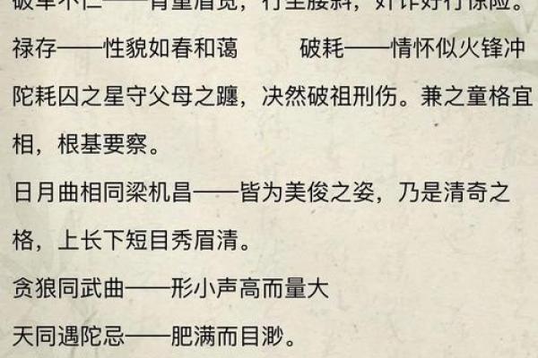 紫薇斗数什么看长相