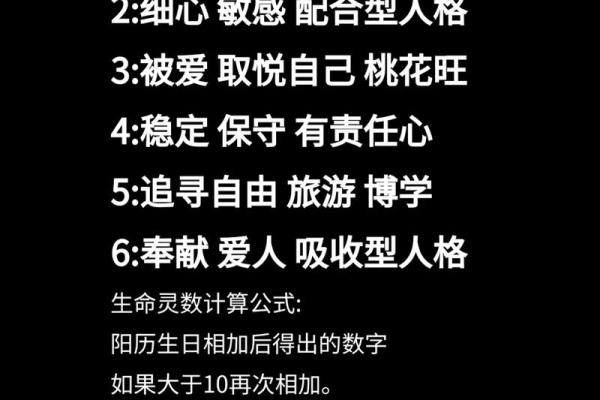 生命灵数测试怎么算
