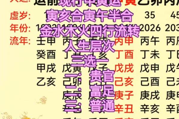 人生八字预测