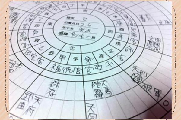 下紫薇斗数盘