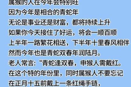 《猴人富贵八字，命主运势如何？》
