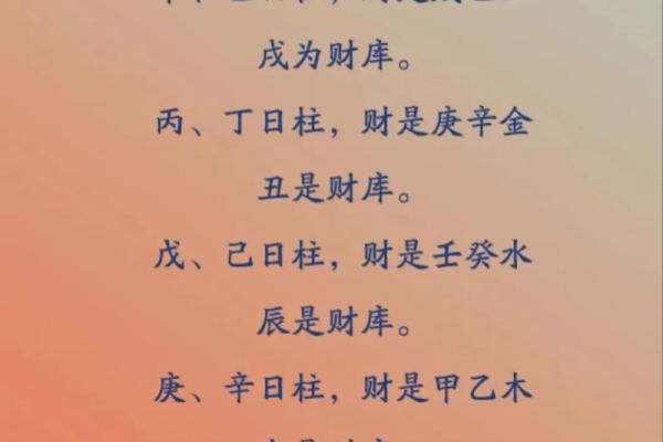 生辰八字财库是指什么