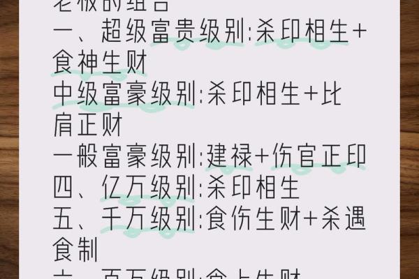 亿万富翁八字的八字格局