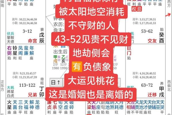 紫微斗数命盘大运流年解析0623