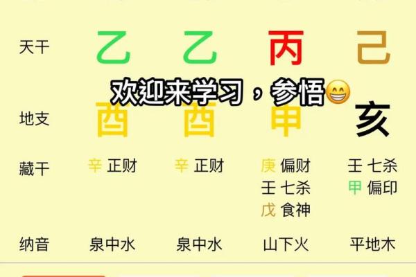 四柱八字表格大全，详解八字排盘，为你揭露八字算命的秘密