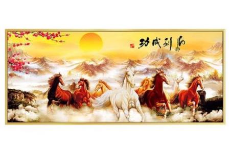 八马图挂客厅，有什么风水讲究