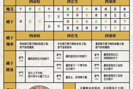 四柱八字预测算命时地支藏干对命局怎么作用