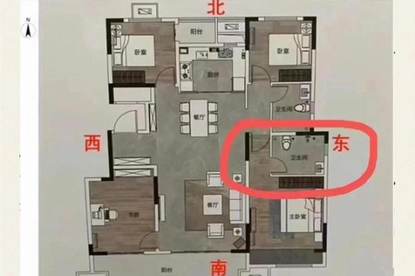 房子两边是卫生间好吗风水
