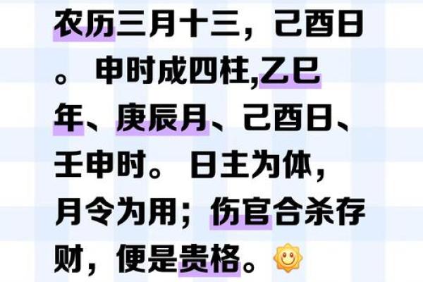 巳月八字
