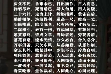 成语八字成语