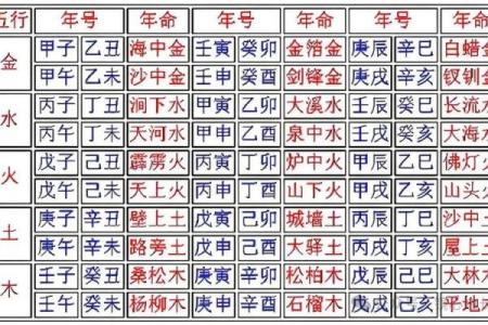 纳音八字