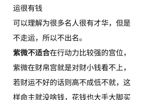 紫微斗数财政 紫微斗数里面的财星？