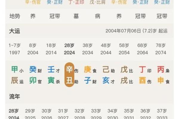 八字命盘详解，揭秘你的命运密码