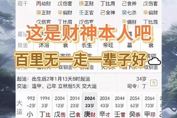 八字财多