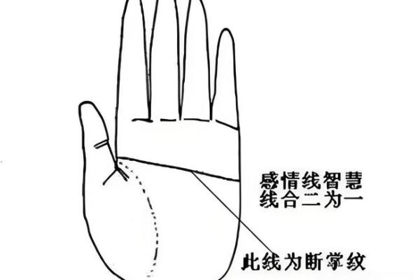 风水观点女子右手假断掌手相解析