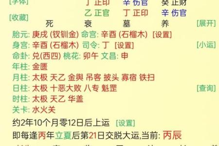 四柱八字分别是什么命局