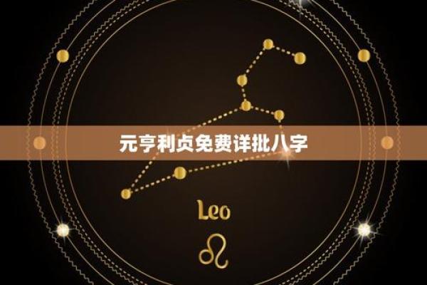 八字排盘元亨利贞网