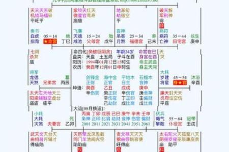 紫薇斗数结婚盘