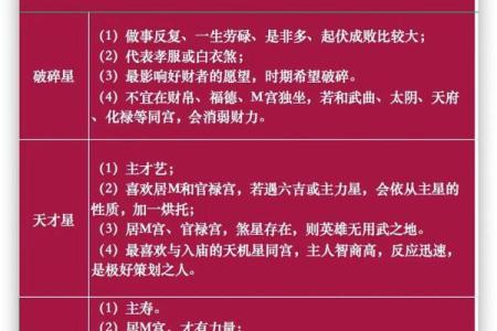 紫薇斗数各星主什么