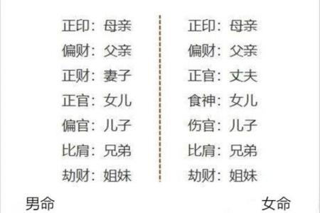 八字六亲