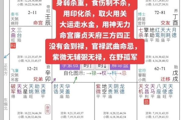 紫薇斗数批八字模式