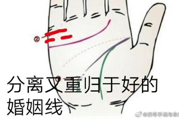 男人左手手纹算命图解婚姻线 感情线预示感情状况