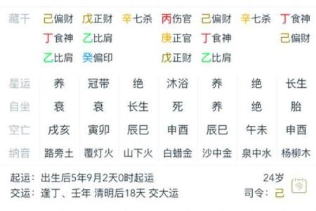 四柱八字排盘起名