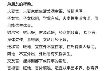 紫微斗数之生年干四化表象：夫妻宫四化入各宫表象