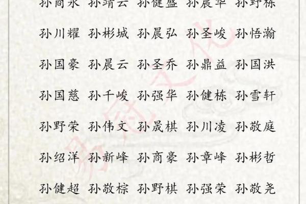 孙姓女孩名字大全-孙姓女孩起名字大全-孙姓名字大全姓名