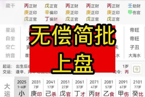 八字排版在线免费算