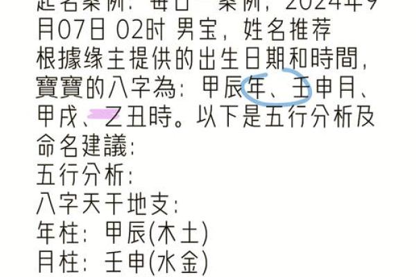 女孩的生辰八字起名大全