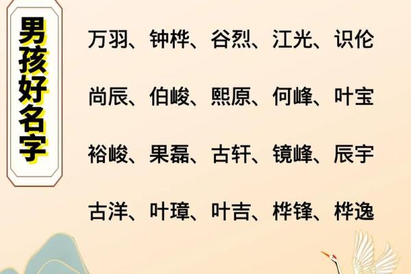 2019年3月21号辛时出生的男孩要怎么起名字姓名