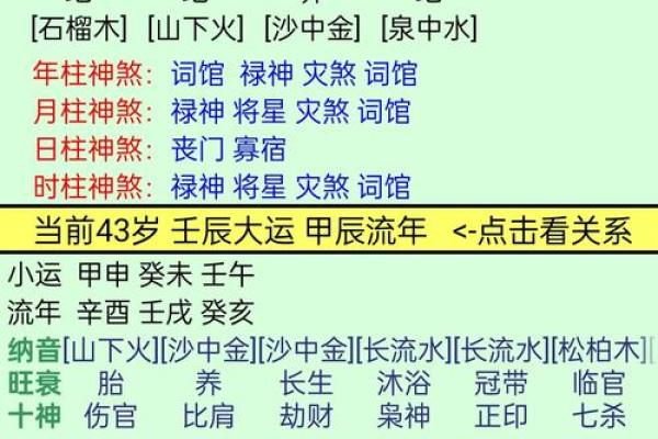 八字岁运