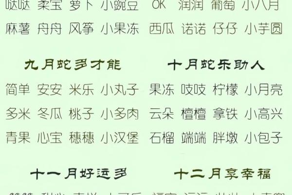 晚上1点出生的属蛇男孩如何起名，宜用什么字姓名