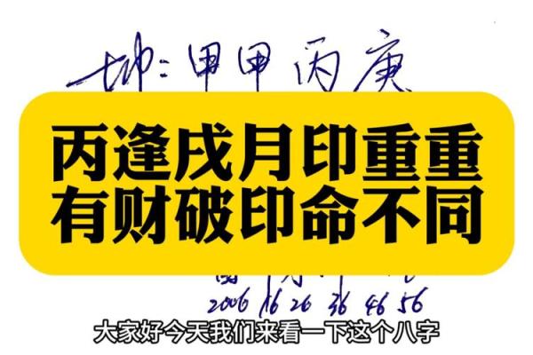 八字月印