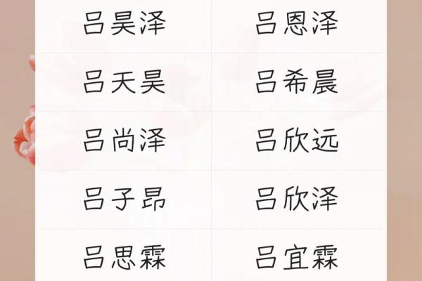 吕氏八字