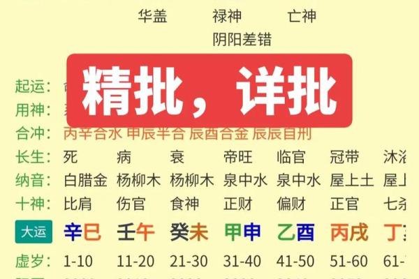 八字-岁禄格