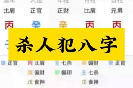 杀妻八字