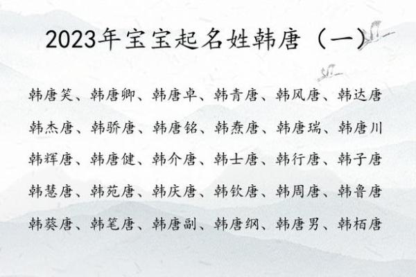唐姓男孩名字大全-唐姓男孩起名字大全-唐姓名字大全姓名